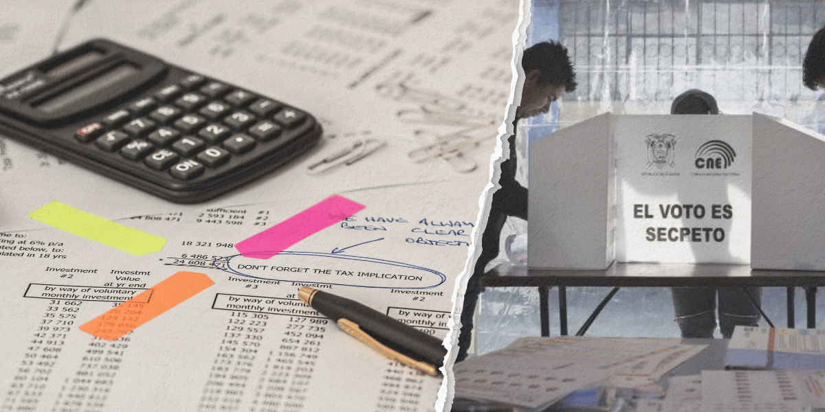 Elecciones Ecuador 2023: el SRI analizó los tributos de los binomios presidenciales y encontró novedades