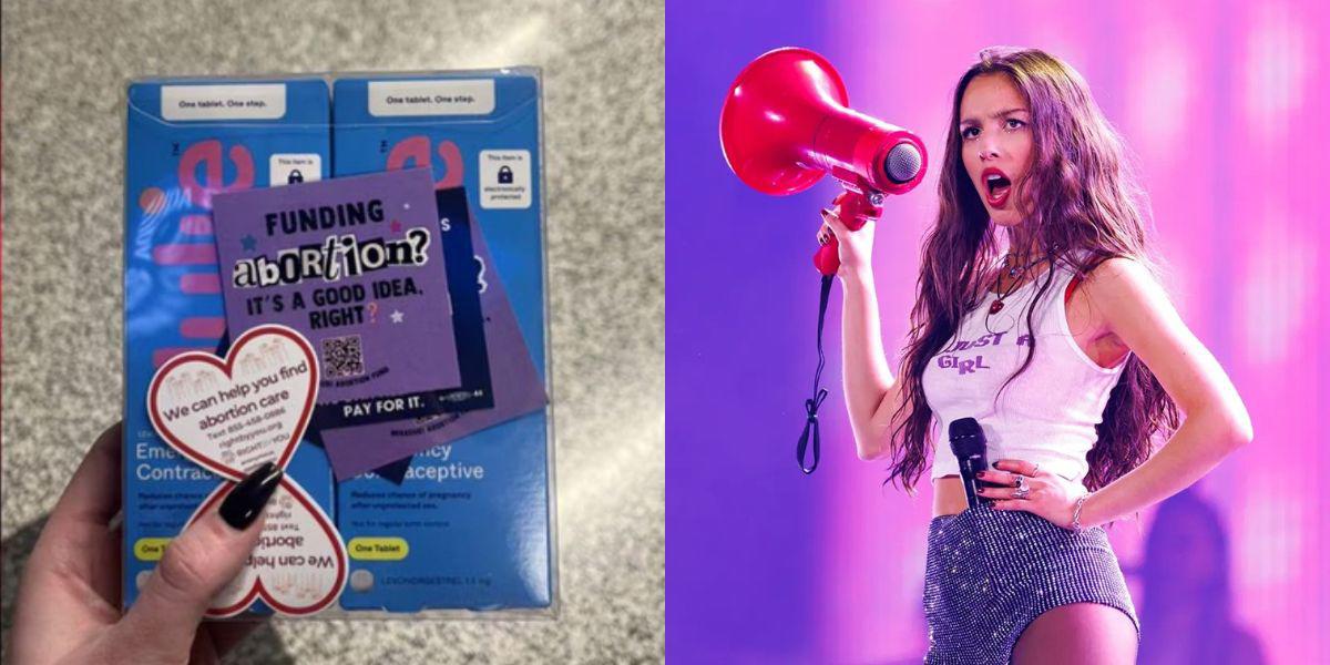 Olivia Rodrigo regaló pastillas del día después y anticonceptivos en su concierto en Missouri