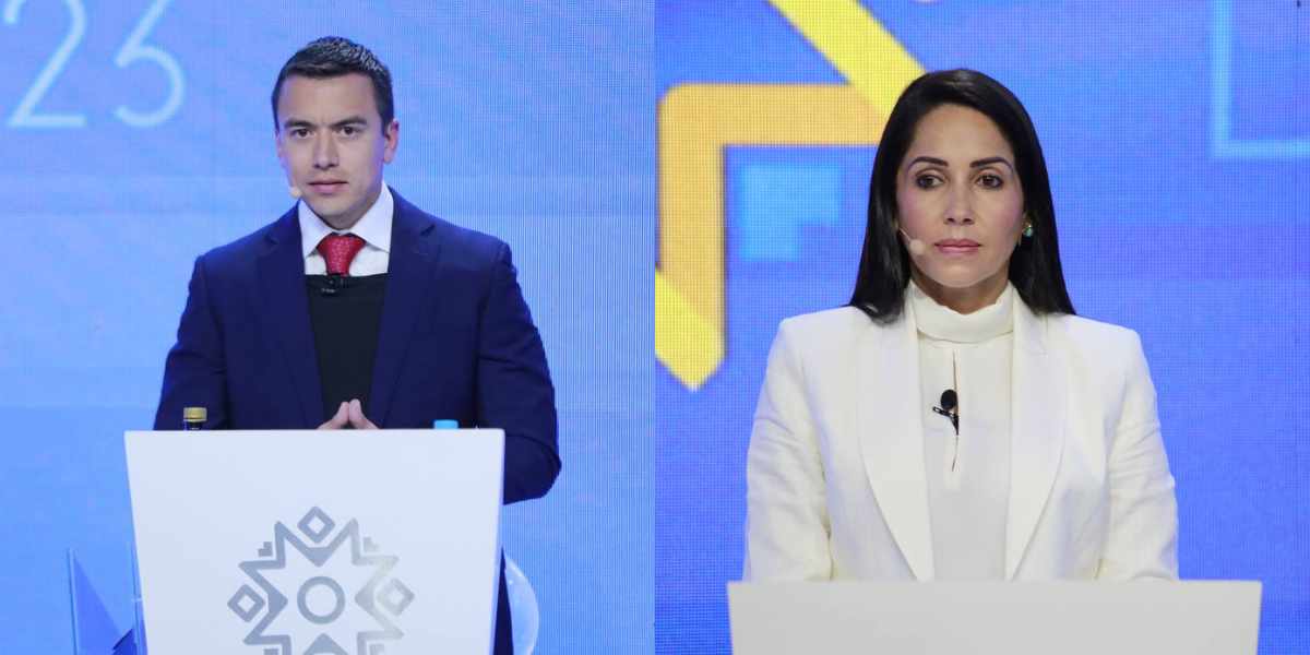 Debate Presidencial: ni Noboa ni González lograron posicionar un mensaje fuerte en la audiencia digital