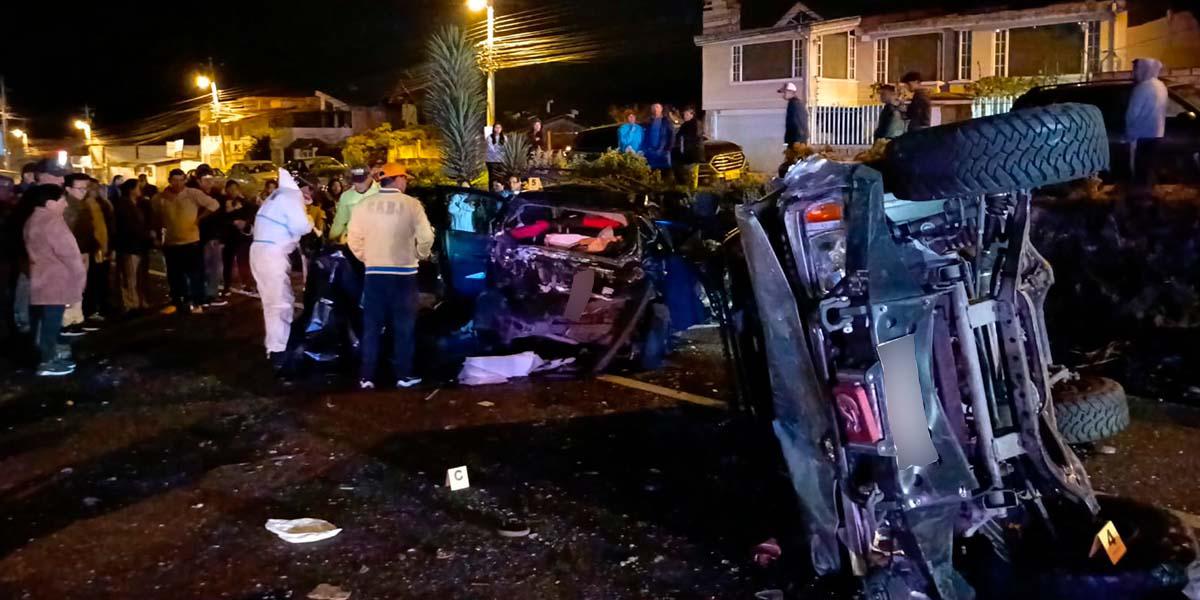 Dos mujeres fallecieron en accidente de tránsito en Tambillo, al sur de Quito