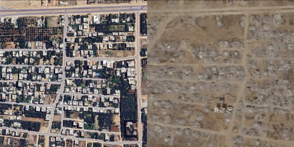 El antes y después de Gaza tras casi dos años de conflicto