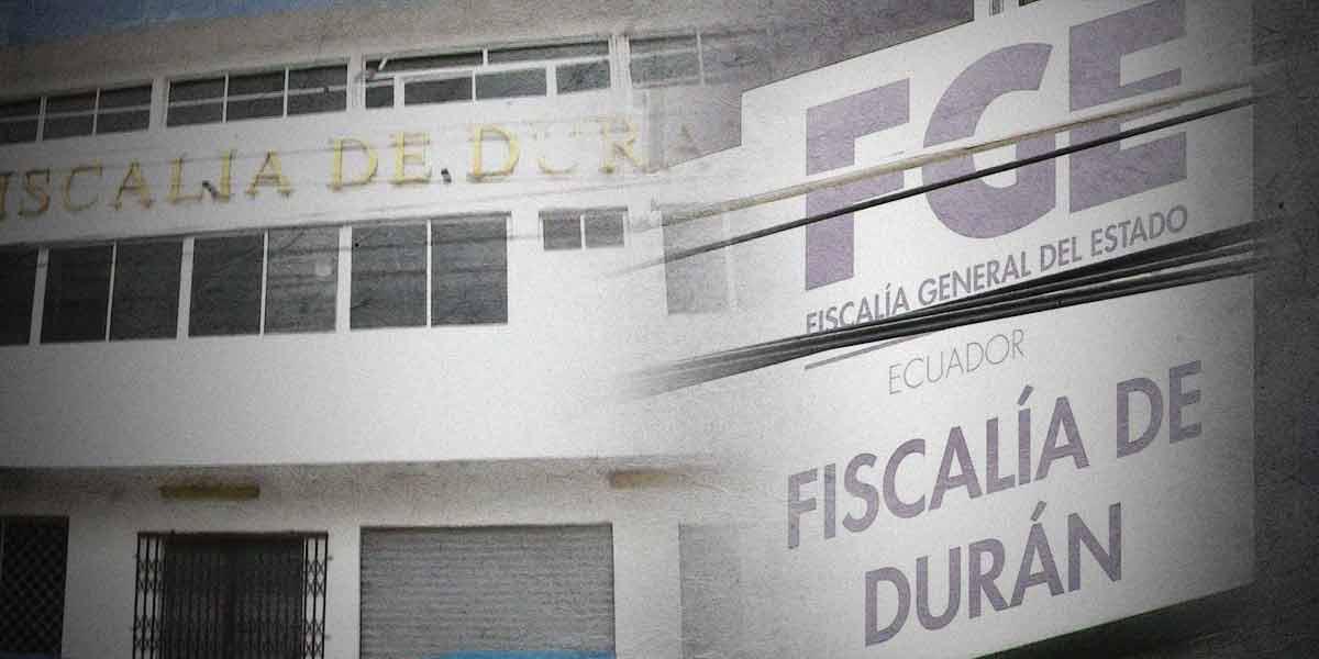 El edificio de la Fiscalía, en Durán, permanece cerrado tras el asesinato del agente Leonardo Palacios