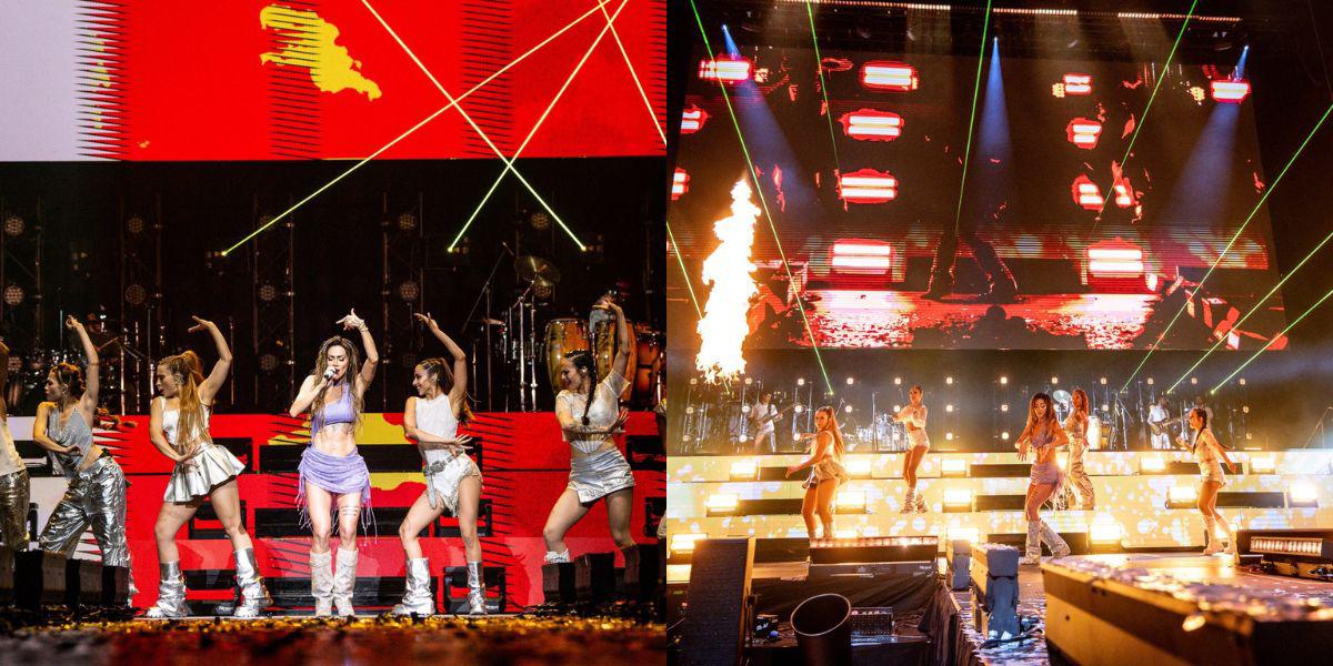 Greeicy Rendón suspende por unos minutos su concierto en Bogotá