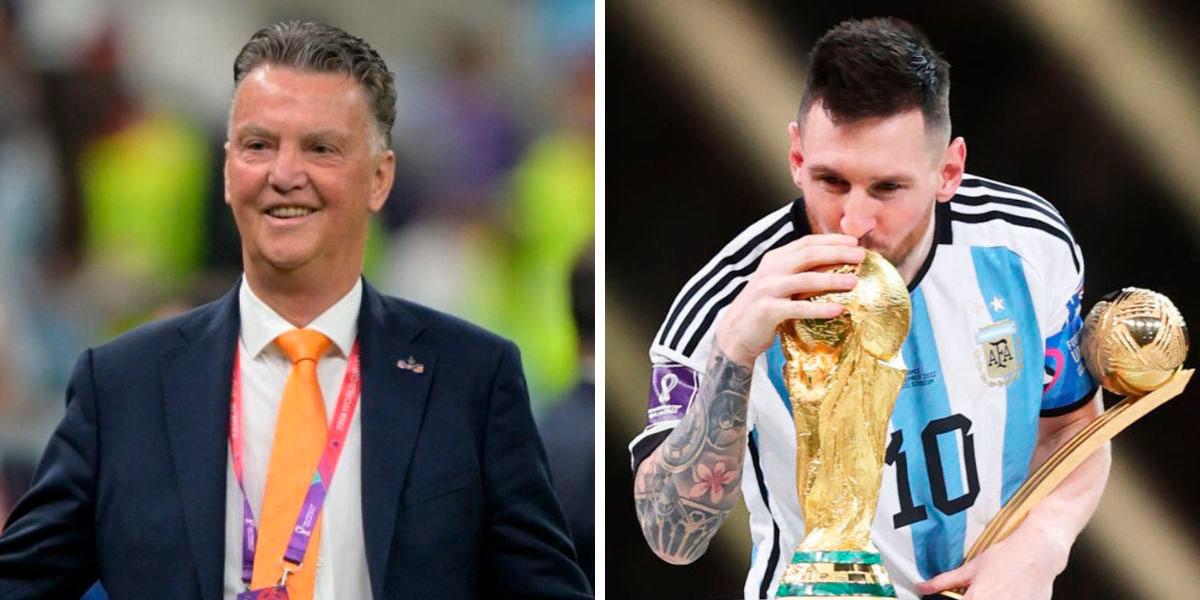 Van Gaal criticó a la selección de Argentina y a la FIFA: “Estaba todo premeditado, Messi debía ser campeón del mundo”