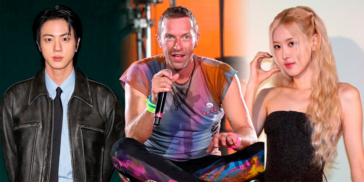 Jin de BTS y Rosé de Blackpink sorprenden en la gira de Coldplay en Seúl