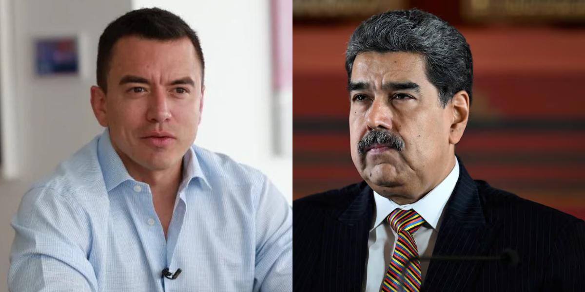 El Gobierno de Noboa rechaza las acusaciones de Nicolás Maduro sobre que Ecuador es ruta del narcotráfico