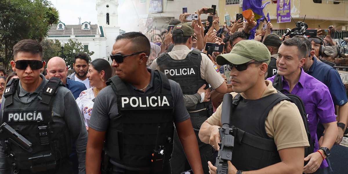 Elecciones Ecuador 2025: ¿Cómo funciona la seguridad de los 16 binomios presidenciales?