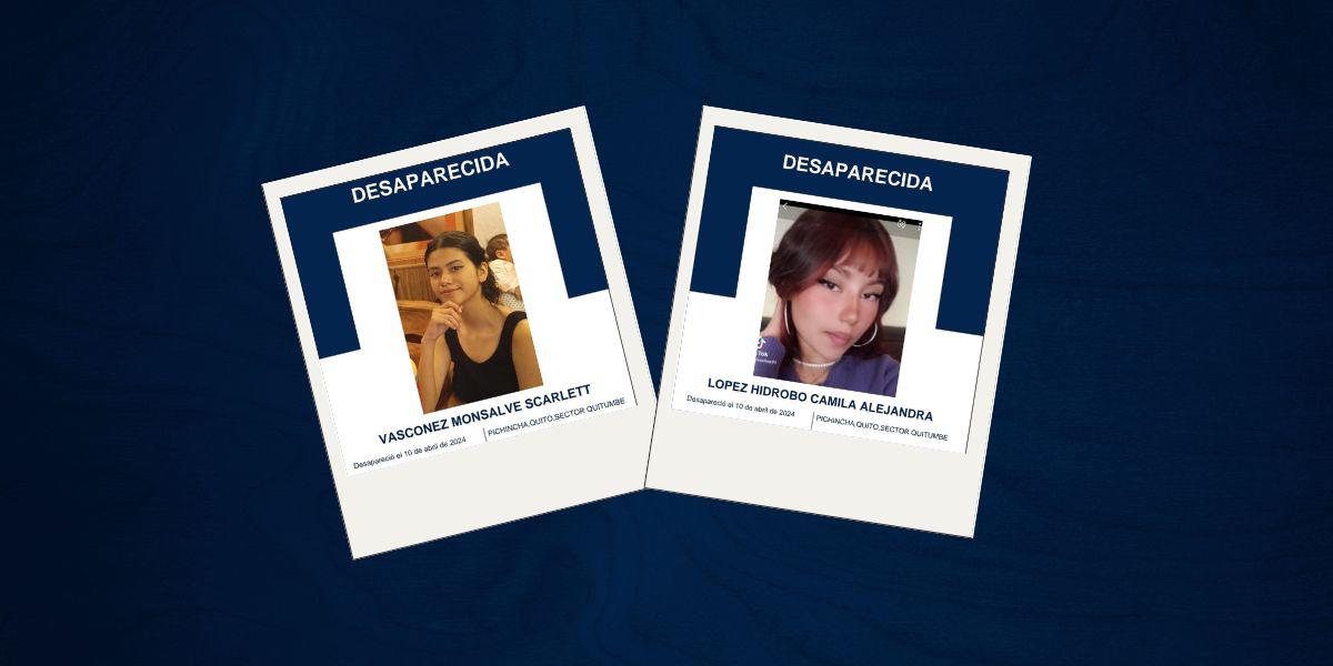 Quito | Dos adolescentes que estaban reportadas como desaparecidas fueron localizadas
