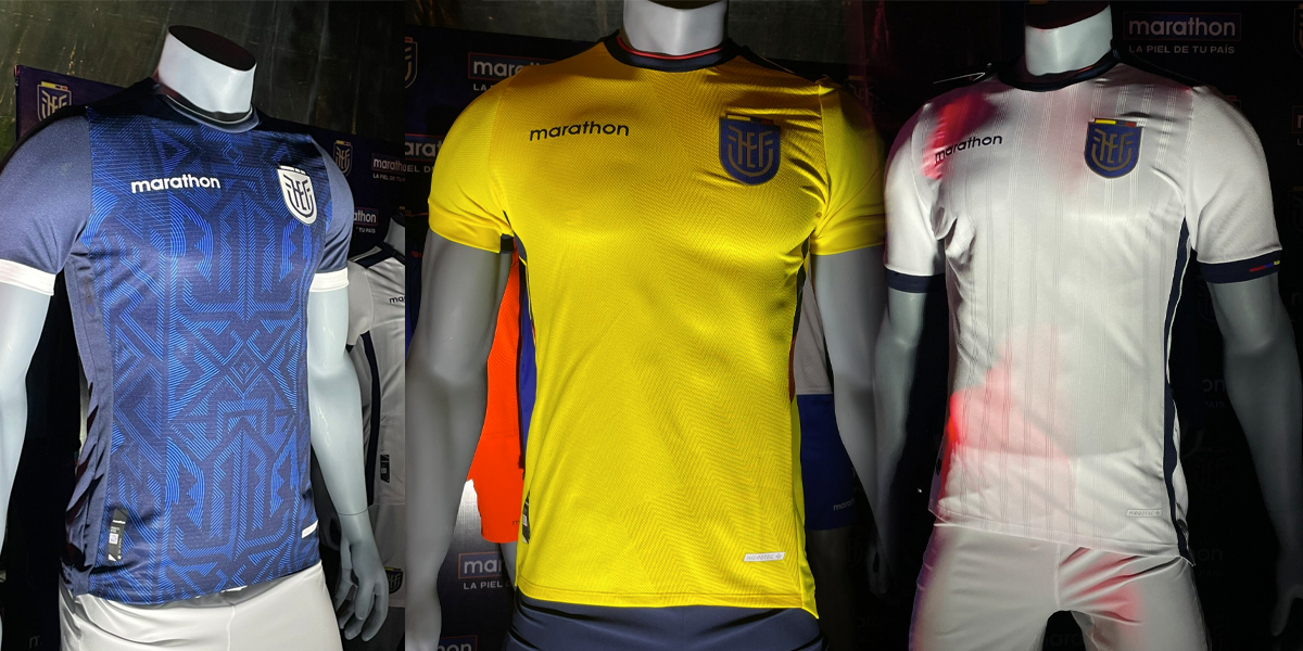 Nueva camiseta de Ecuador: así es la 'piel' de la 'Tri' para Catar 2022