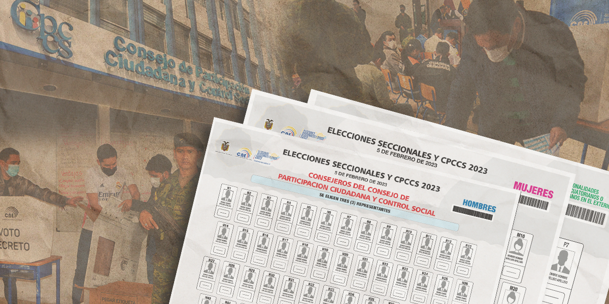 Elecciones Ecuador 2023: ¿cómo votar en las papeletas de los candidatos al Cpccs?