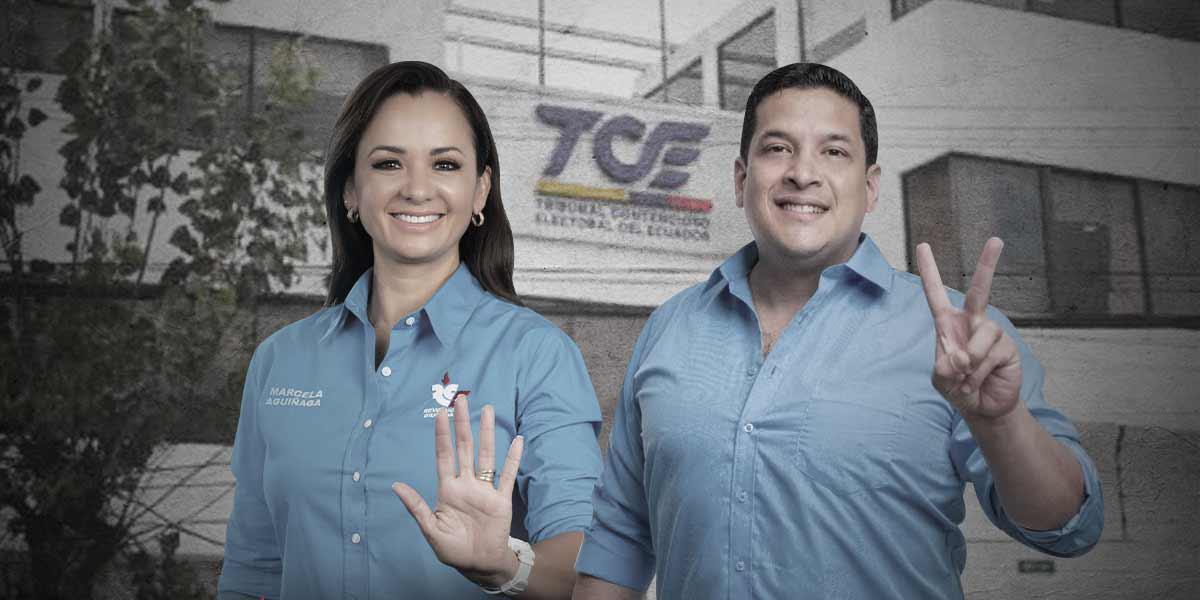 Marcela Aguiñaga y Alembert Vera deberán ir a juicio electoral por presunta infracción en la campaña para el CPCCS