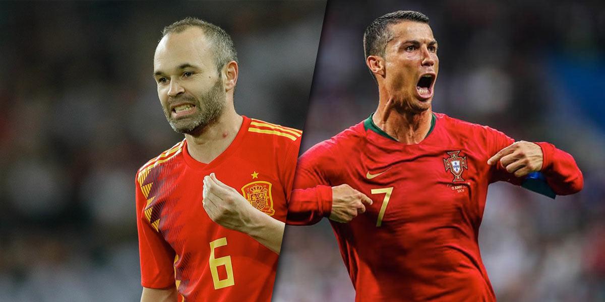 Cristiano Ronaldo y Andrés Iniesta, embajadores de la candidatura del Mundial 2030