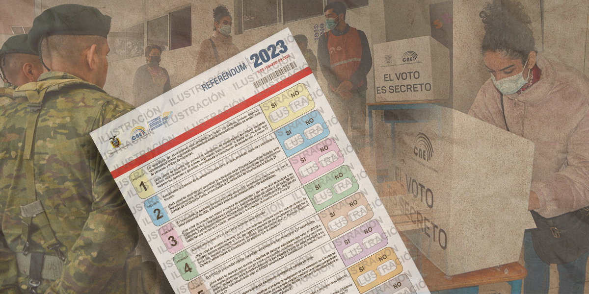 Elecciones Ecuador 2023: ¿cómo votar en la papeleta del referéndum?