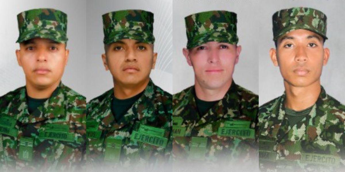 Cuatro soldados colombianos muertos y siete heridos en combate con el Clan del Golfo
