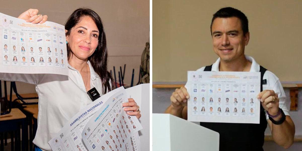 Segunda vuelta elecciones Ecuador 2023: de ganar, Luisa González llamará a una re-constituyente y Daniel Noboa a una consulta popular