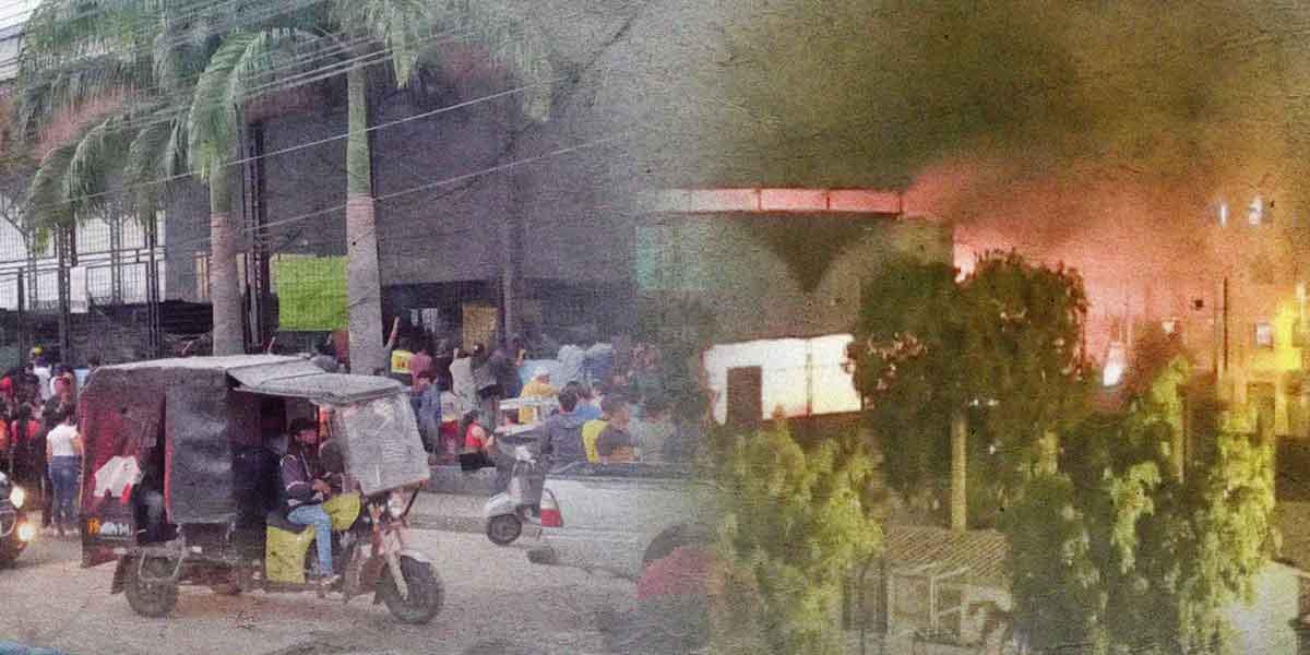 Unos 30 locales afectados por incendio en mercado de Durán