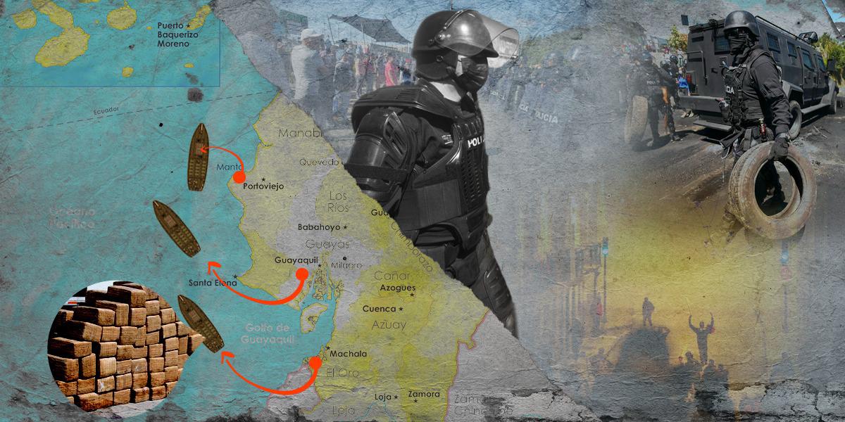 Paro en Ecuador: ¿una oportunidad para los narcotraficantes?