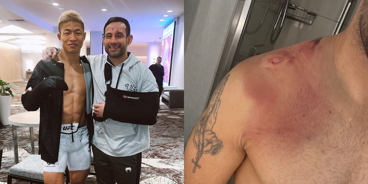 Carlos Vera, el peleador ecuatoriano que debutó en el UFC se lesionó el hombro en plena pelea