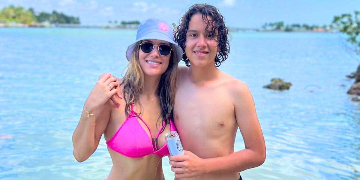 El hijo de Alejandra Jaramillo y su pareja, Beta Mejía, se unen en un viral video