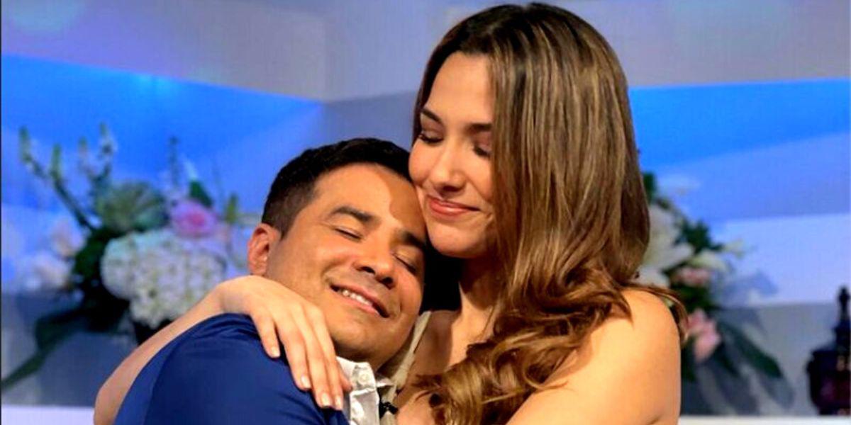 Así fue el reencuentro de Alejandra Jaramillo y Henry Bustamante en Estados Unidos