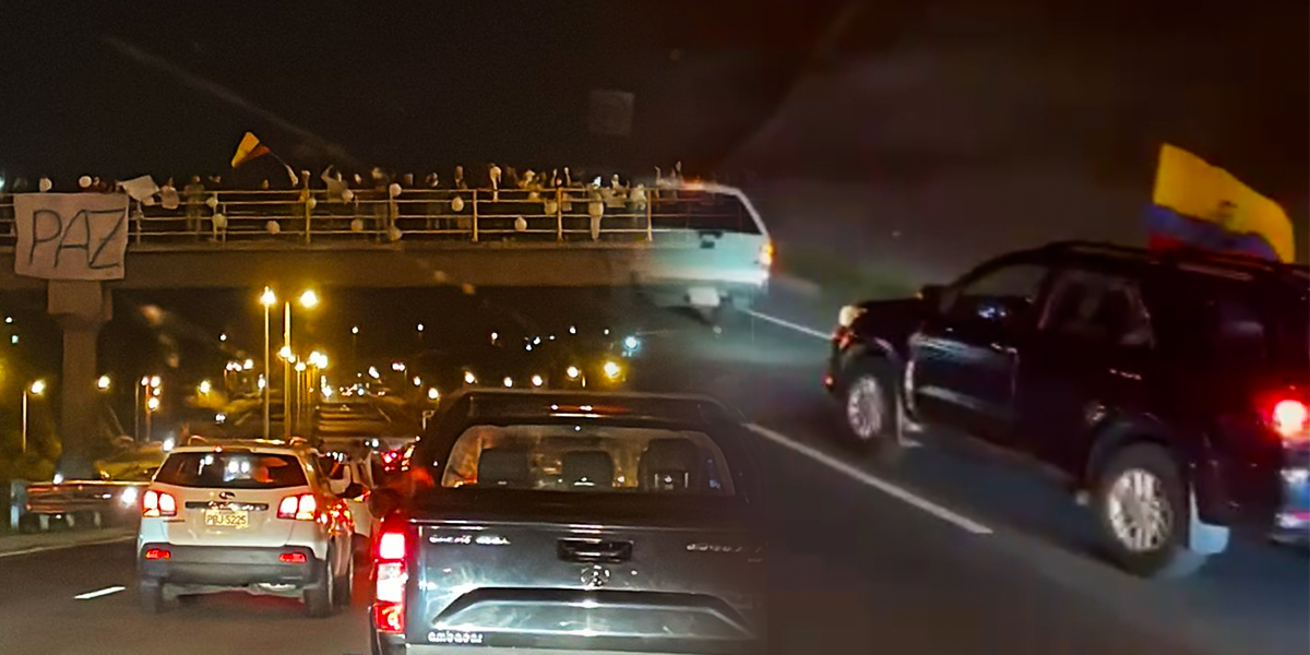 Caravanas por la paz en Quito