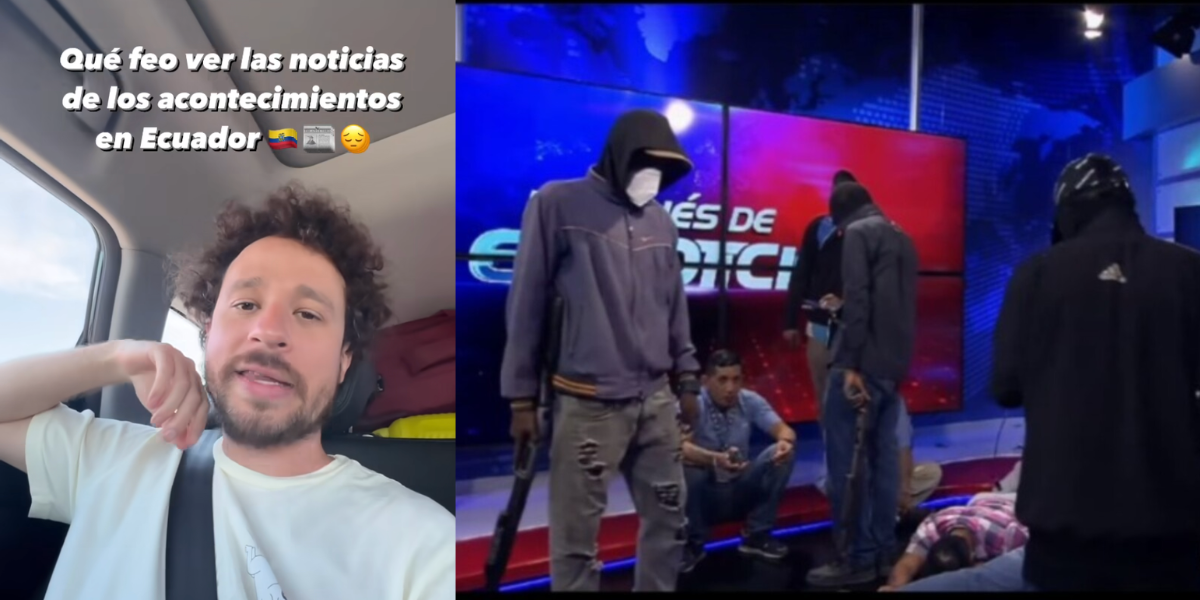 Artistas e influencers internacionales reaccionan ante la ola de violencia en Ecuador