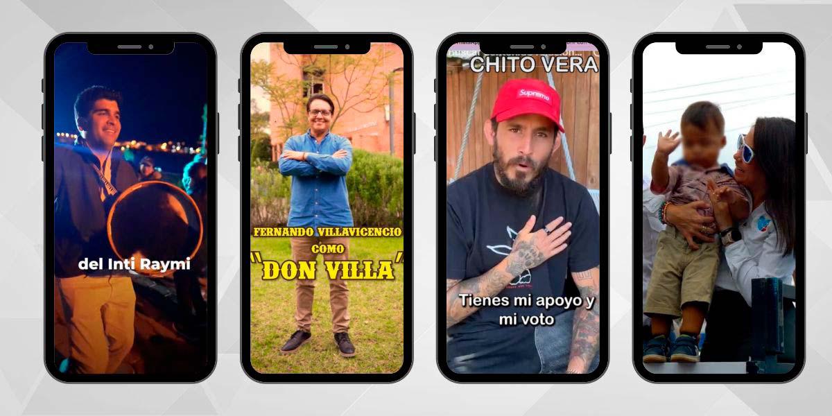 Elecciones Ecuador 2023: los candidatos se apalancan de bailes, niños y hasta de Chito Vera para ganar un voto