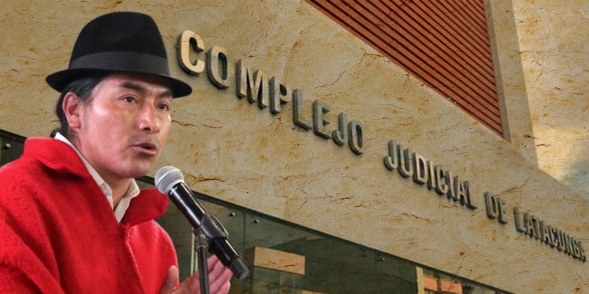 Audiencia contra Leonidas Iza fue declarada fallida