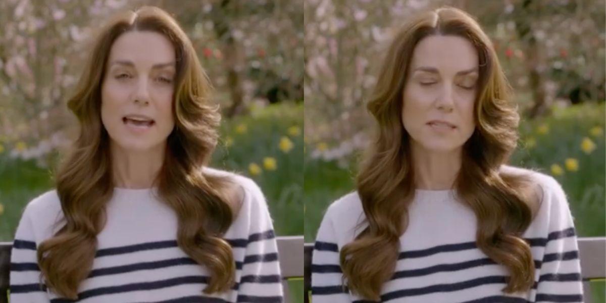 Kate Middleton habla ante las cámaras por primera vez y declara sobre su verdadero estado de salud