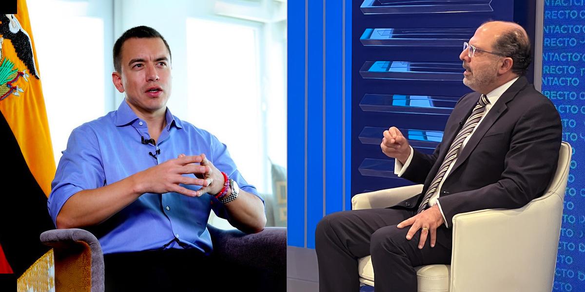 Noboa y Kronfle analizan alternativas para que el alza del IVA sea apoyado en la Asamblea