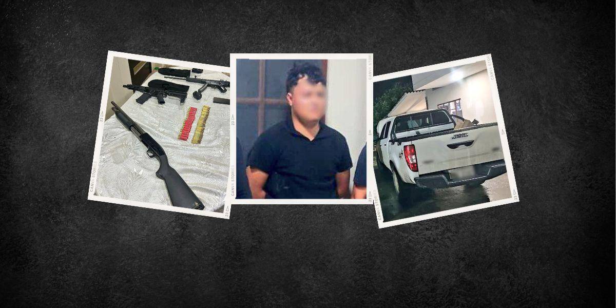 Alias Galleta, presunto integrante de Los Lobos, fue capturado en Manabí