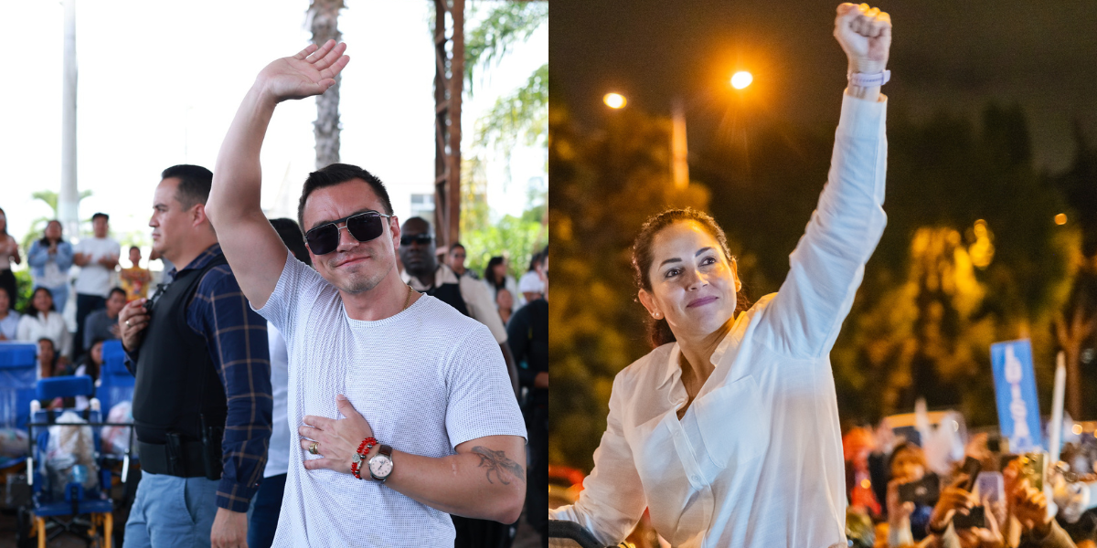 Hasta ahora, las campañas de Luisa González y Daniel Noboa se han movido en función del círculo rojo