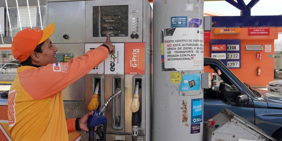 El precio de las gasolinas extra y ecopaís se incrementa desde el lunes 12 de agosto