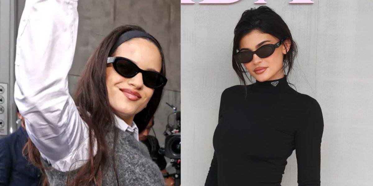 Kylie Jenner y Rosalía conquistan con sus interacciones en desfile de Prada