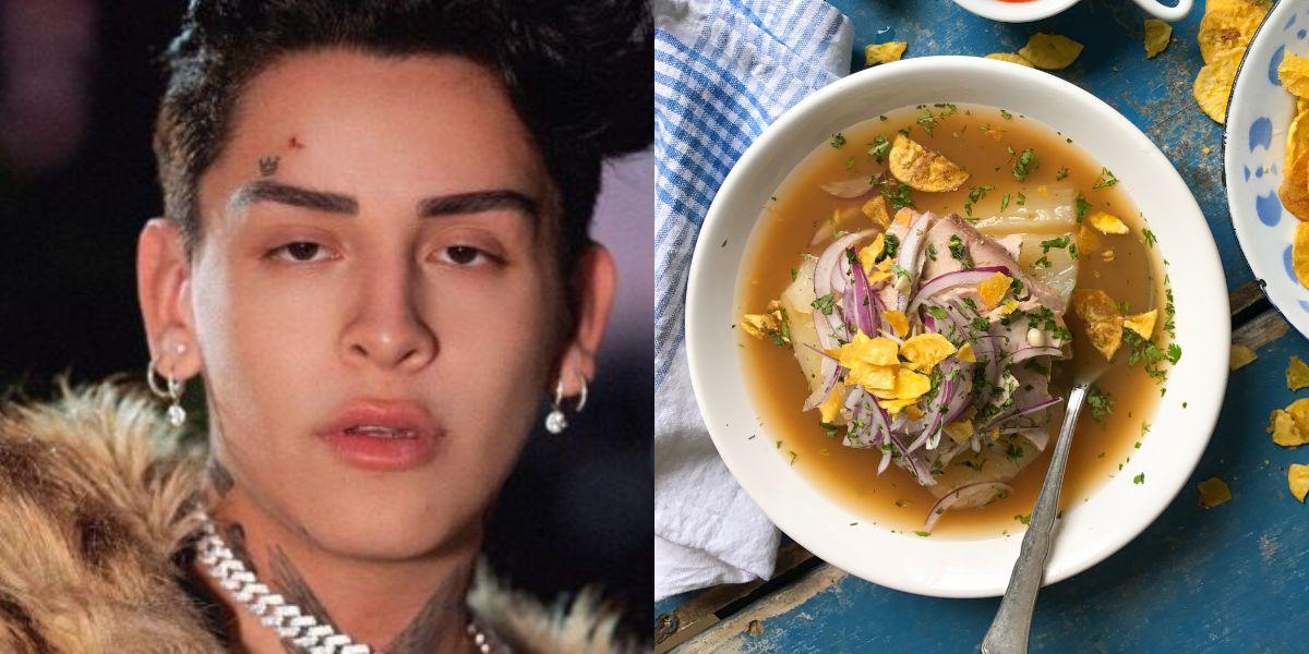 Así reaccionó Kunno al probar encebollado ecuatoriano por primera vez