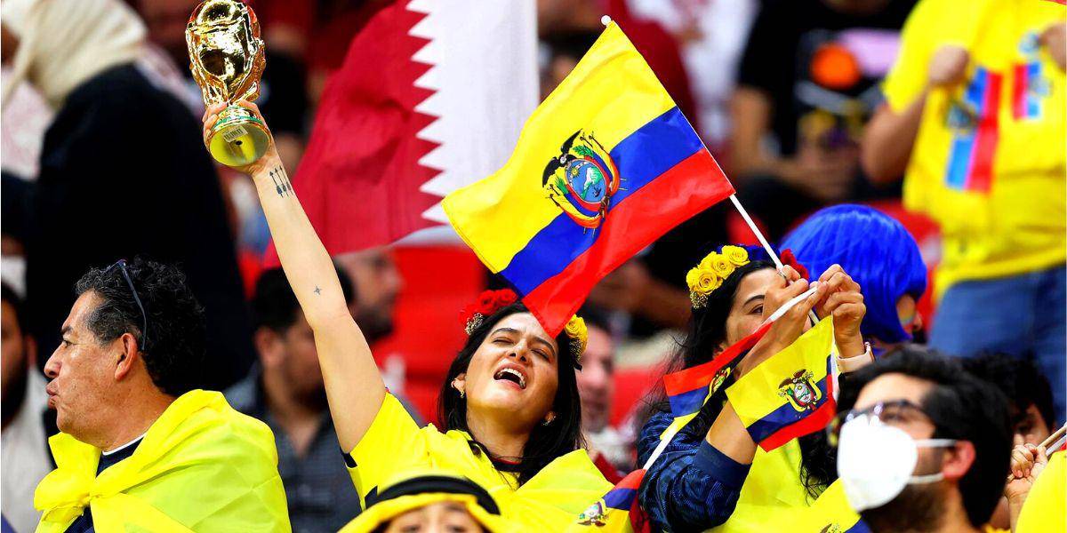 El emotivo momento en que el Himno Nacional del Ecuador sonó por primera vez en el Mundial Qatar 2022