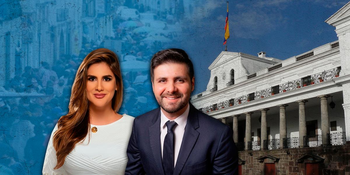 Elecciones Ecuador 2025 | ¿Quiénes son Juan Iván Cueva y Cristina Reyes, el binomio presidencial de Amigo?