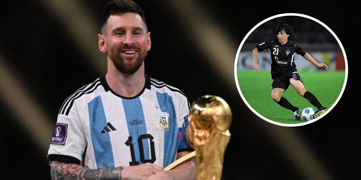 Lionel Messi admiraba a un exjugador de Liga de Quito