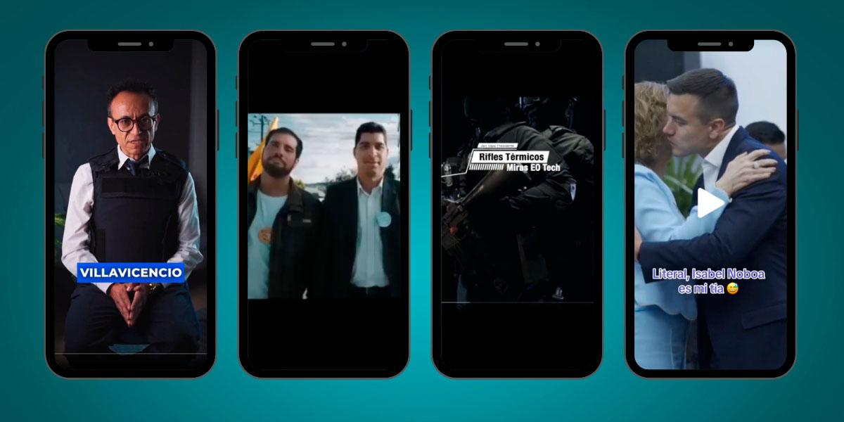 Elecciones Ecuador 2023: videos tenebrosos y una policía reforzada se difunden en los últimos días de campaña