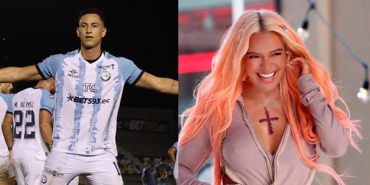 Karol G pidió a Miguel Parrales que le dedique su siguiente gol