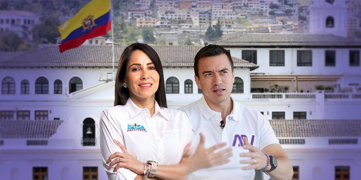 Luisa González y Daniel Noboa, dos asambleístas destituidos que pasan a la segunda vuelta