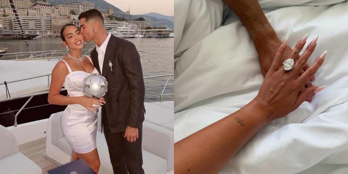 Georgina Rodríguez y Cristiano Ronaldo se casan, ¿cuánto cuesta el anillo de compromiso?