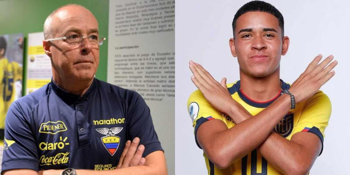 Exentrenador de Ecuador sub 20 criticó a Kendry Páez por su actitud ante Venezuela