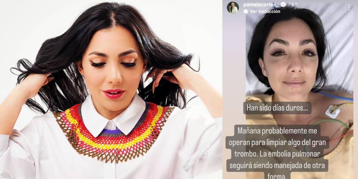 Pamela Cortés cuenta sobre su estado de salud tras sufrir de una trombosis venenosa profunda
