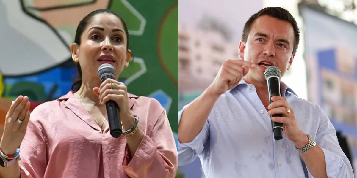 Luisa González y Daniel Noboa superaron su techo de votos en comparación con la primera vuelta de las elecciones 2023