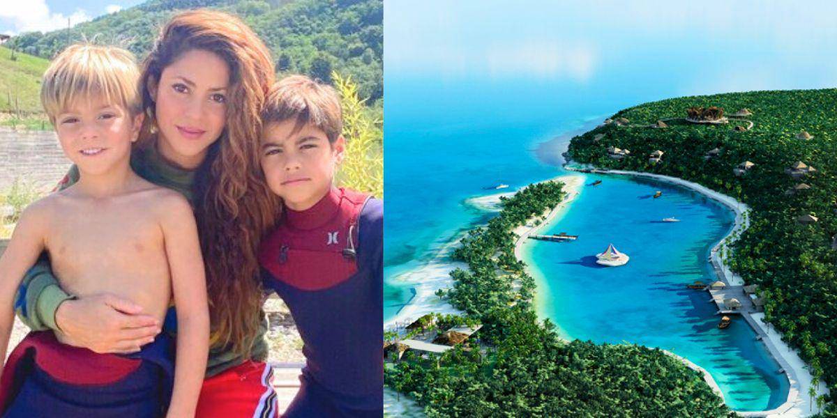 Una isla lujosa y secreta: este sería el nuevo hogar de Shakira y sus hijos, muy alejado de Gerard Piqué