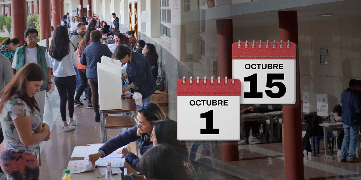 Segunda vuelta Ecuador 2023 | ¿Cuáles son las fechas clave luego del debate del 1 de octubre?