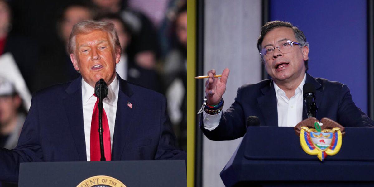 Donald Trump dice que Gustavo Petro será el siguiente, después de Maduro