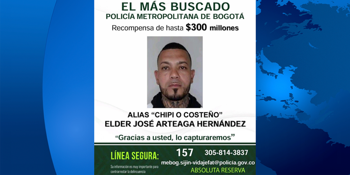 Alias El Costeño | La Policía de Colombia detiene a un implicado clave en el atentado contra Miguel Uribe