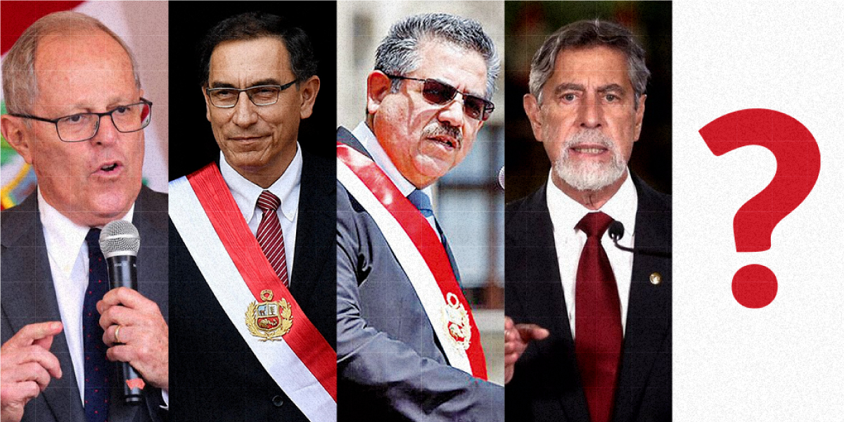 Perú: cinco presidentes en 4 años